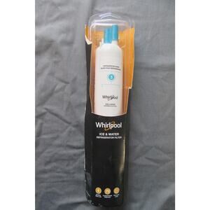 Whirlpool Refrigerator Ice and Water Filter 3- WHR3RXD1 Single-Pack, Aqua Sealed